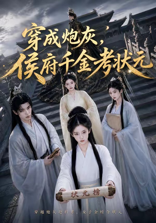 穿成炮灰，侯府千金考状元海报