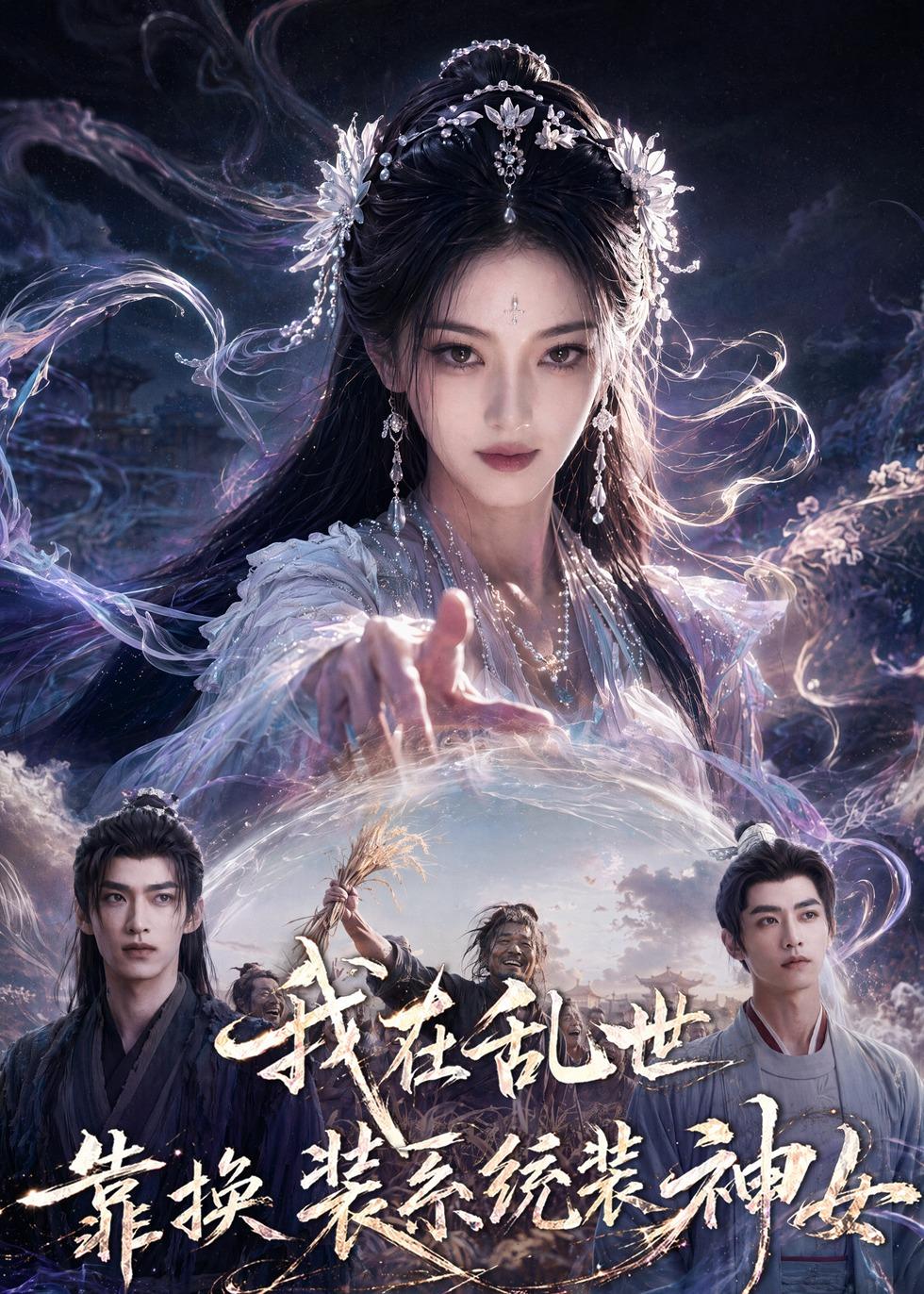 我在乱世靠换装系统装神女海报