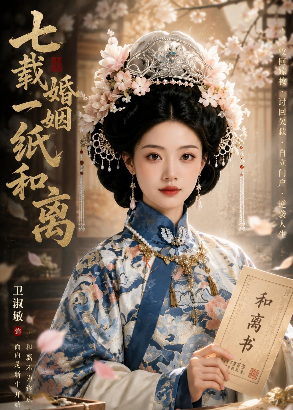 七载婚姻一纸和海报