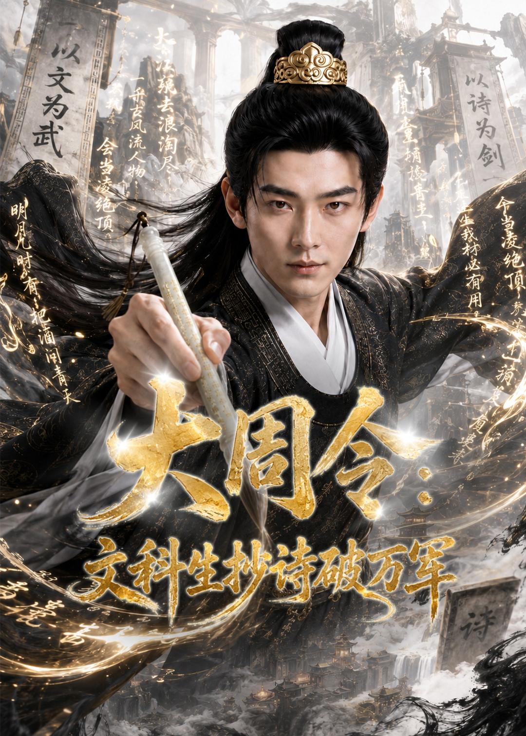 大周令：文科生抄诗破万军海报