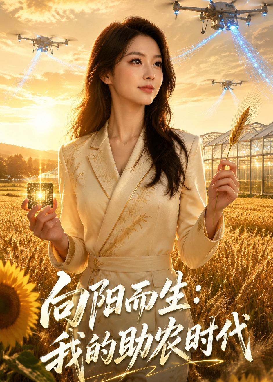 向阳而生：我的助农时代海报