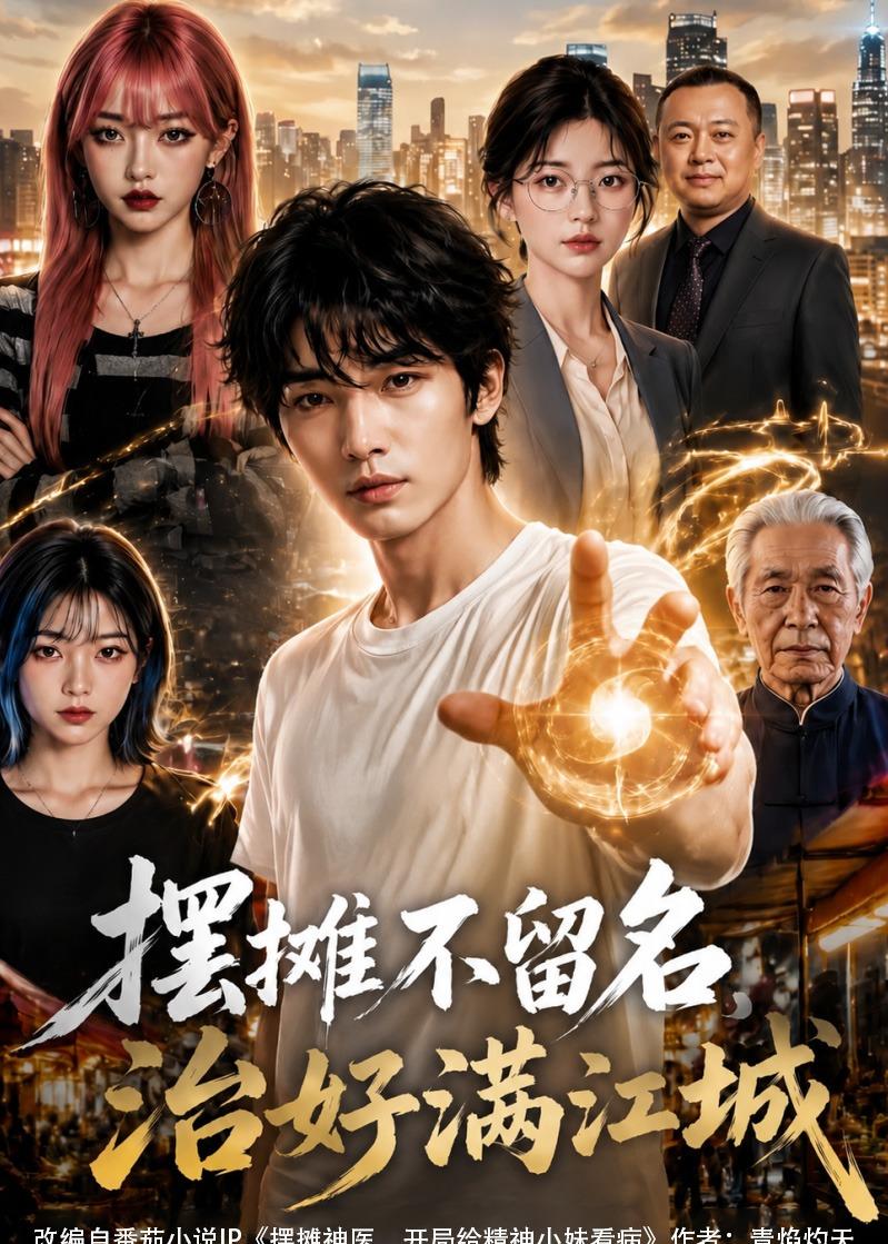 摆摊不留名，治好满江城海报