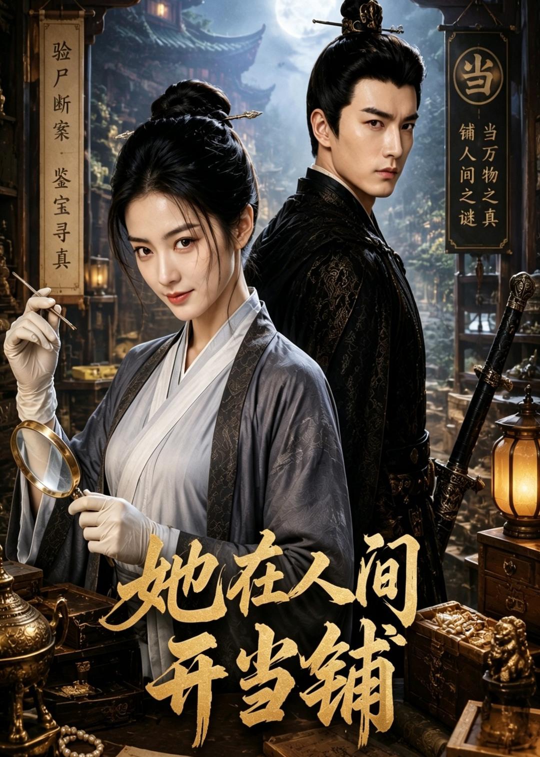 她在人间开当铺海报