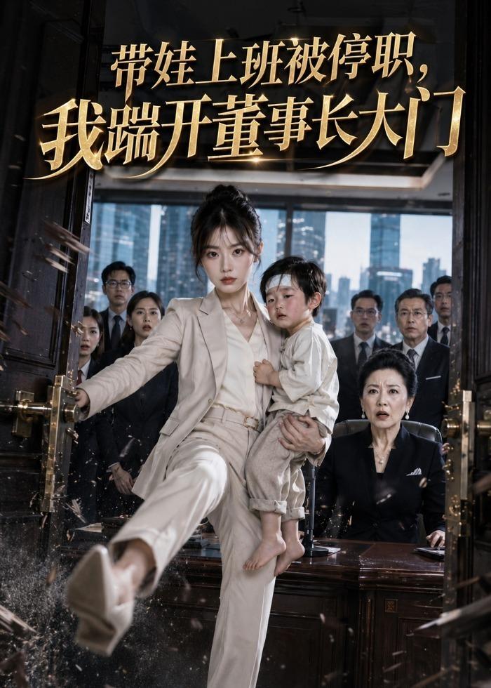 带娃上班被停职，我踹开董事长大门海报