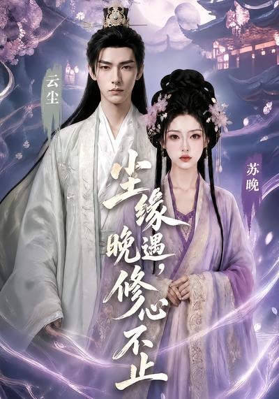 尘缘晚遇，修心不止海报