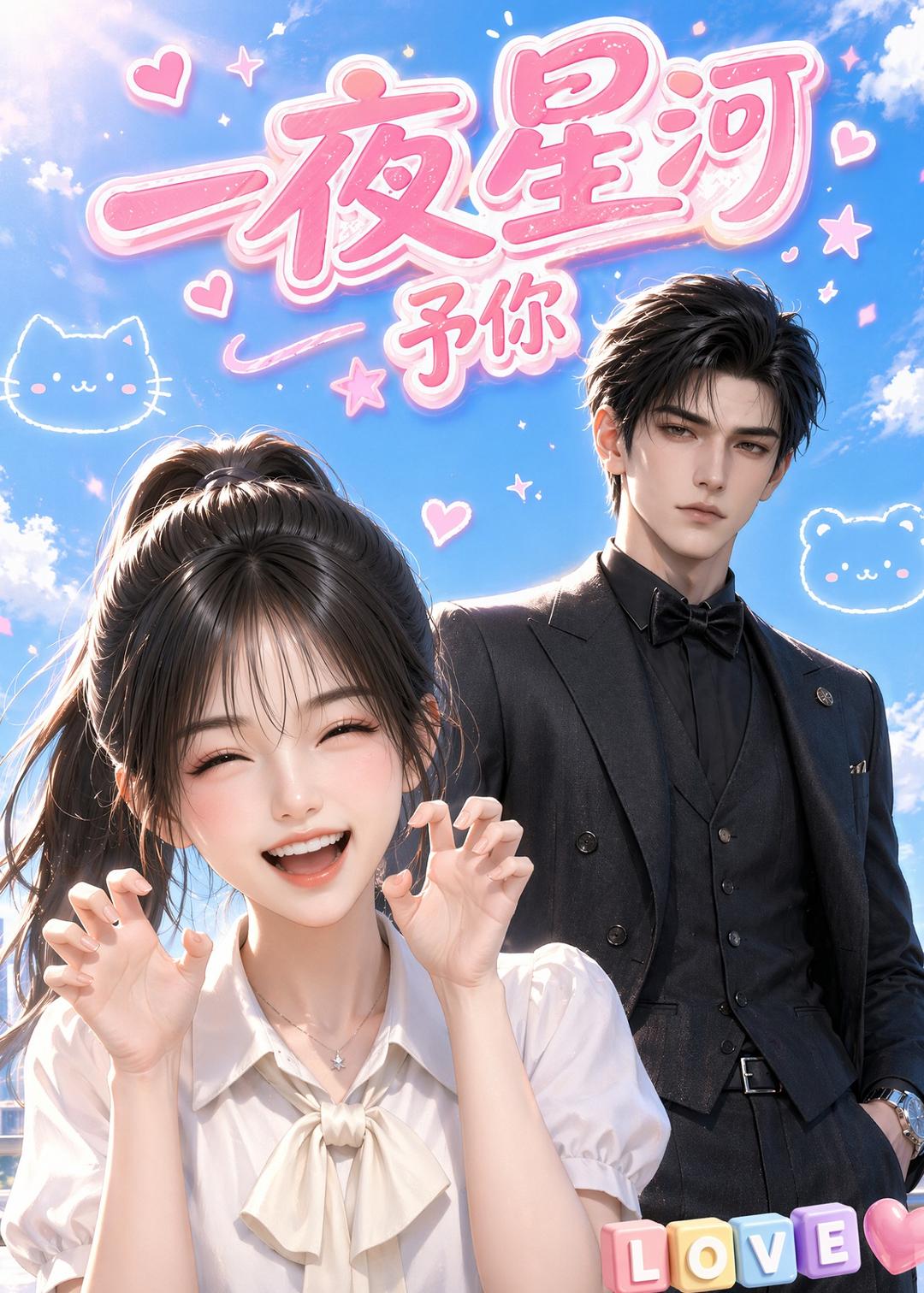 一夜星河予你海报