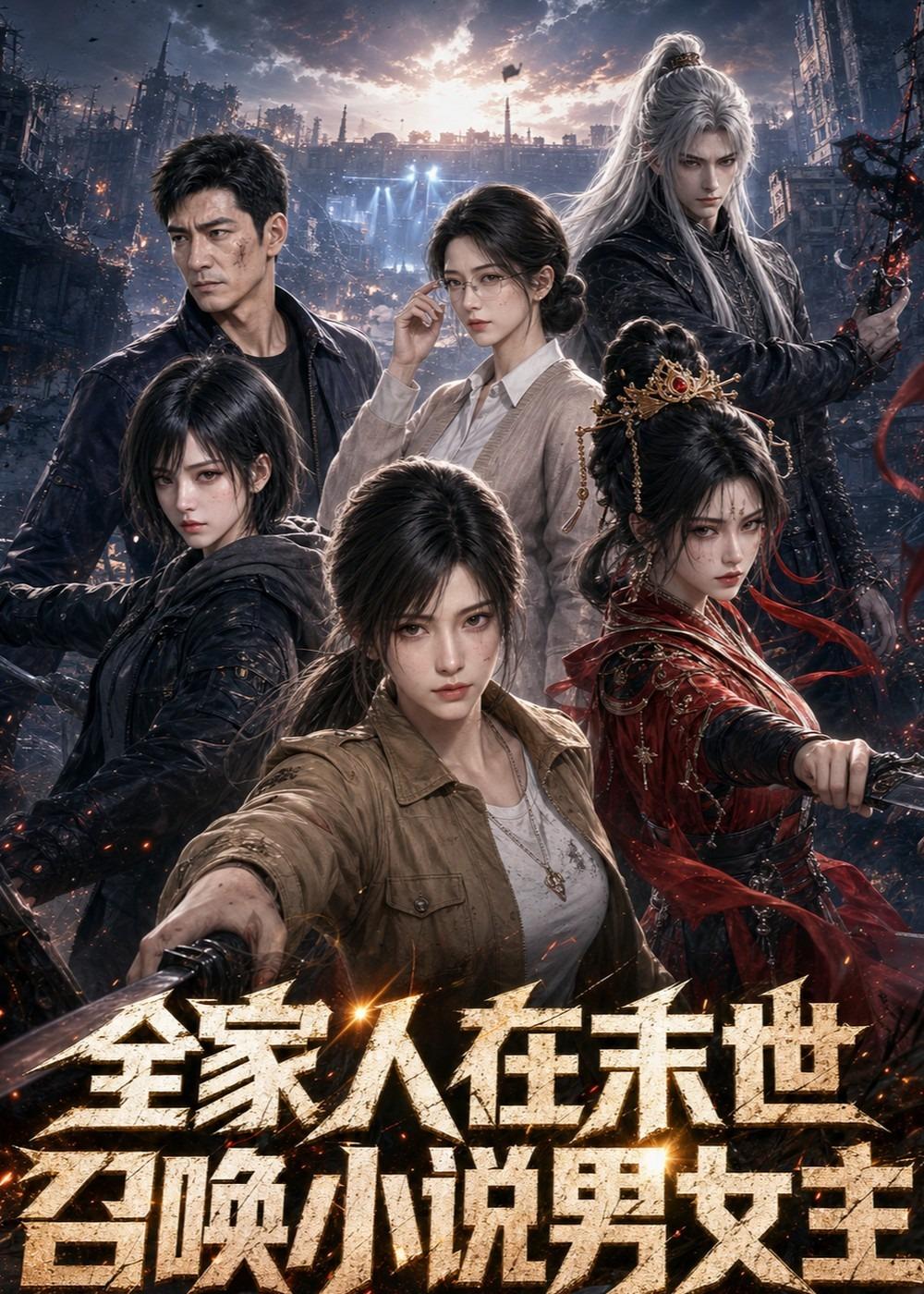全家人在末世召唤小说男女主海报