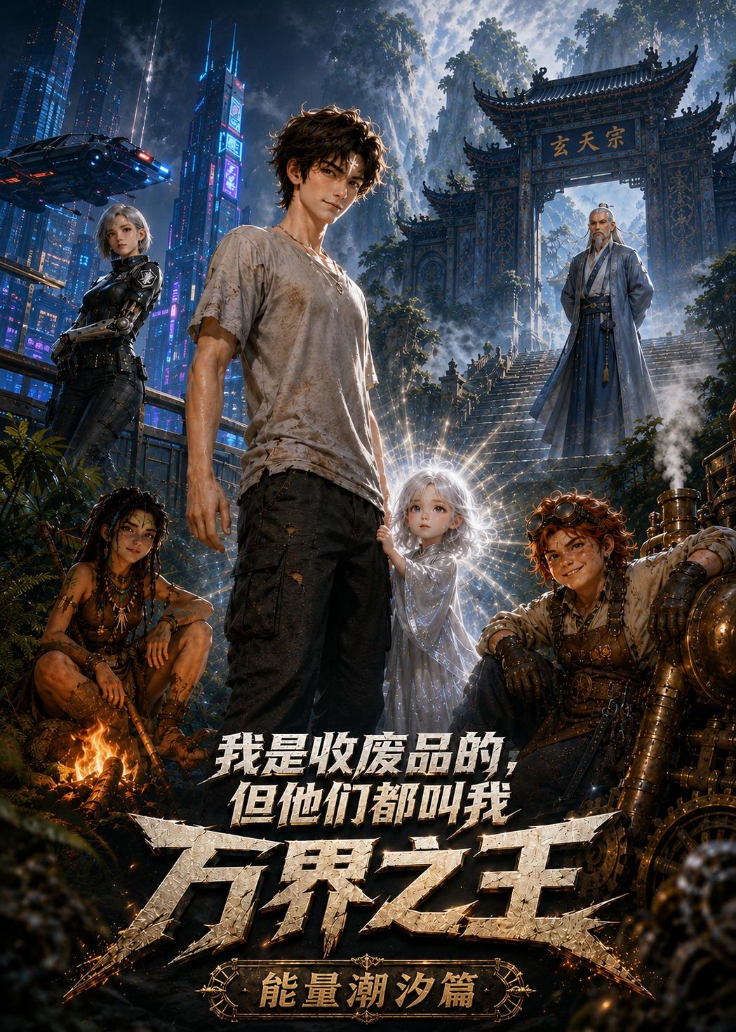 我是收废品的，但他是万界之王海报