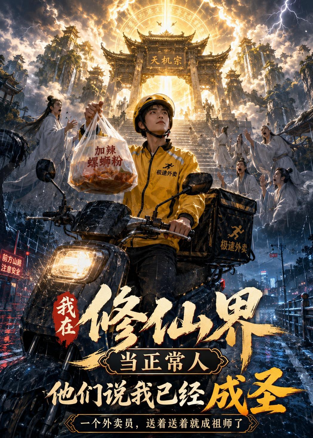我在修仙界当正常人，他们说我已经成圣海报