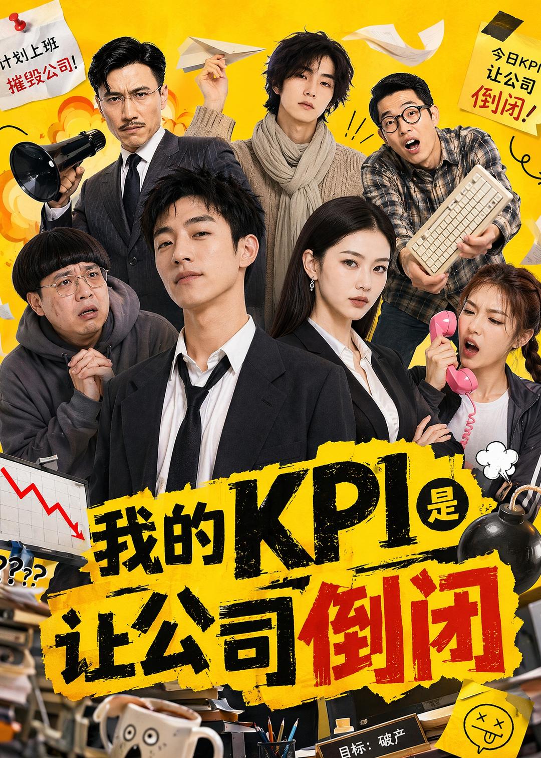 我的KPI是让公司倒闭海报