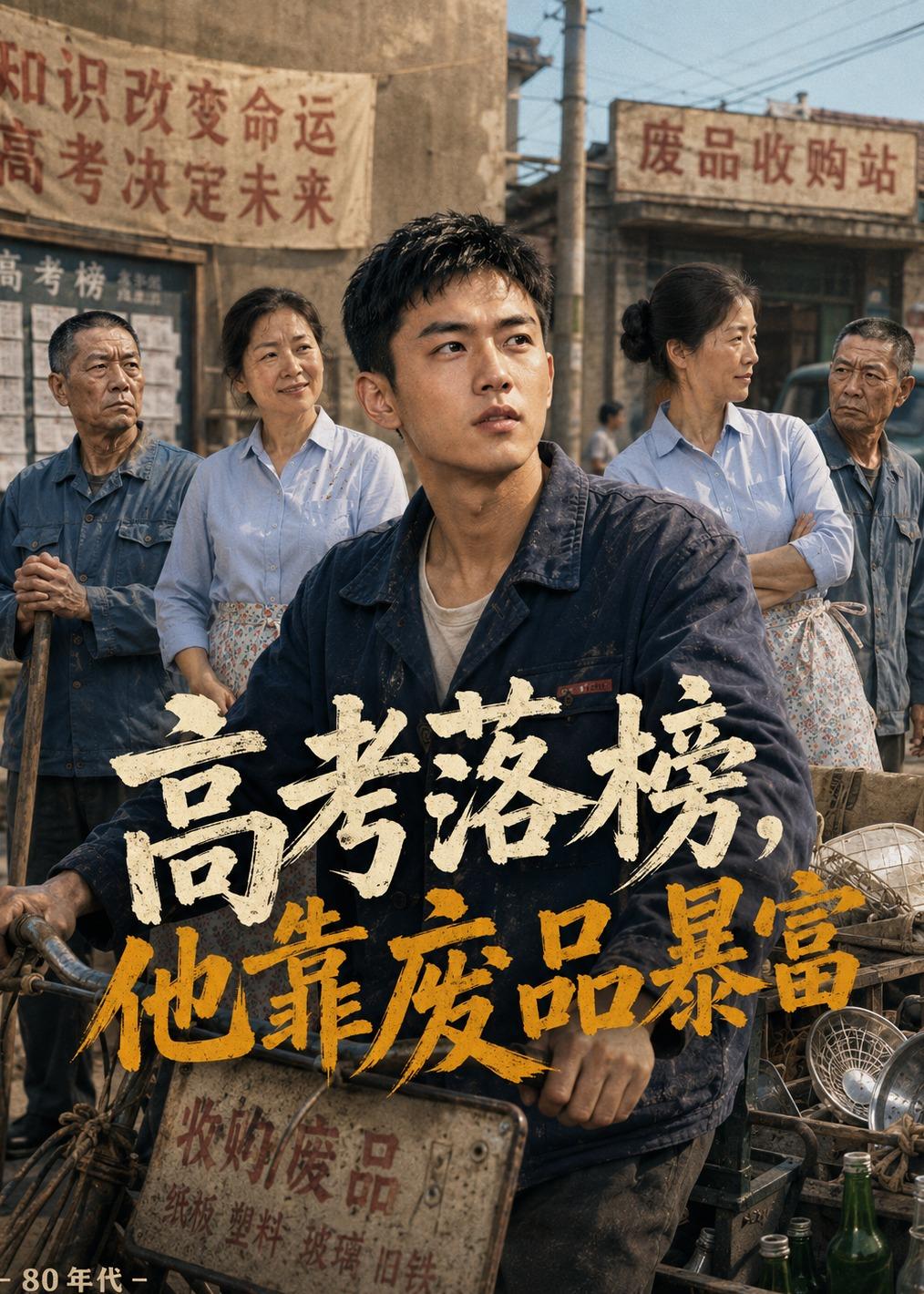 高考落榜，他靠废品暴富海报