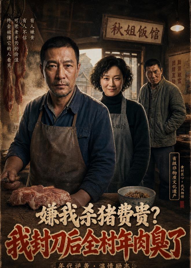 嫌我杀猪费贵，我封刀后全村年肉臭了海报