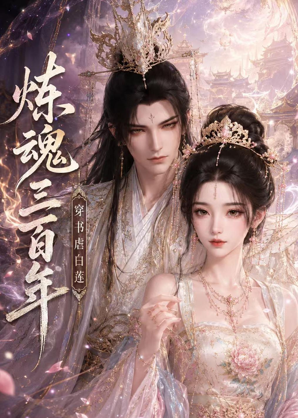炼魂三百年，穿书虐白莲海报