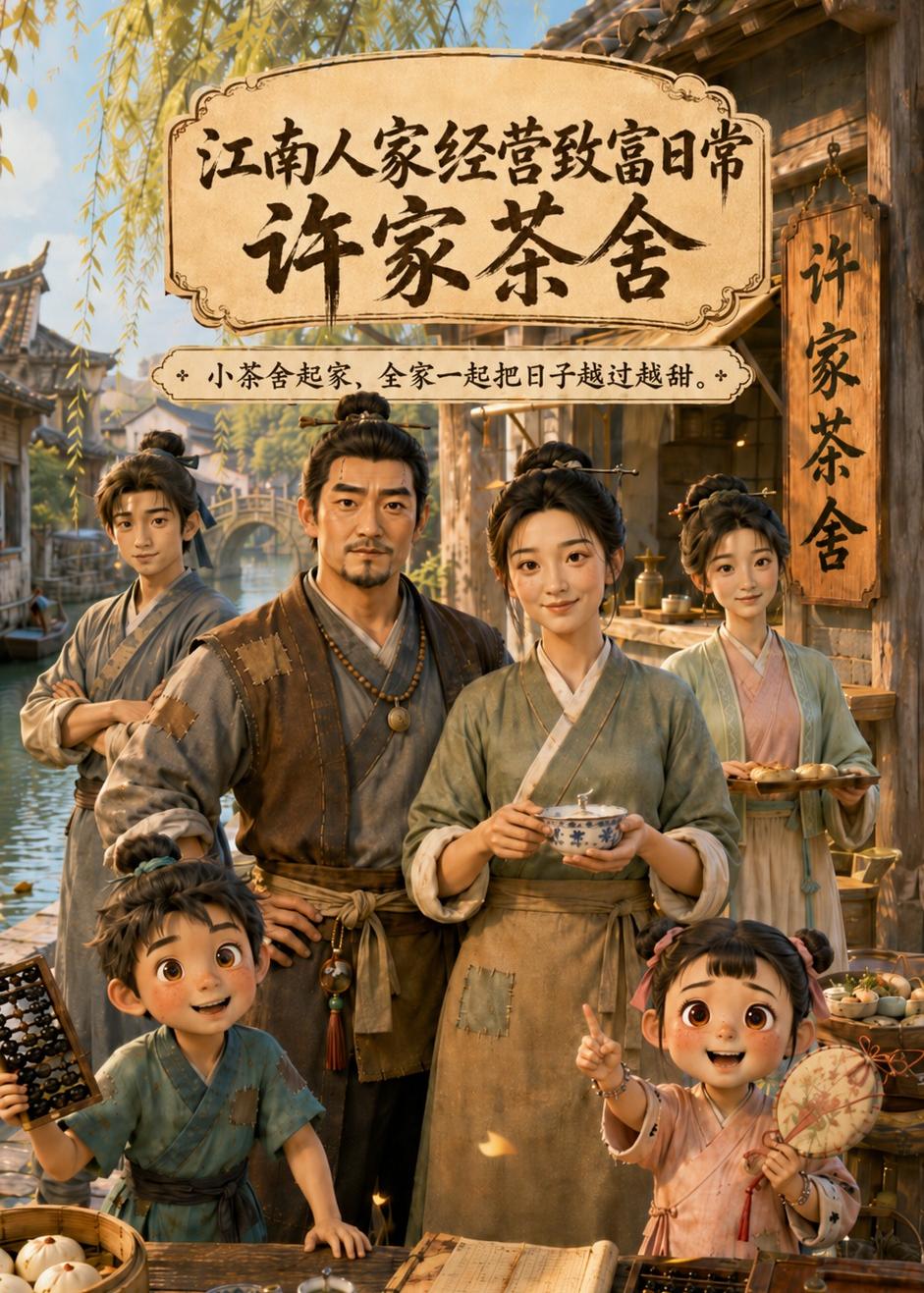 江南人家经营致富日常：许家茶舍海报