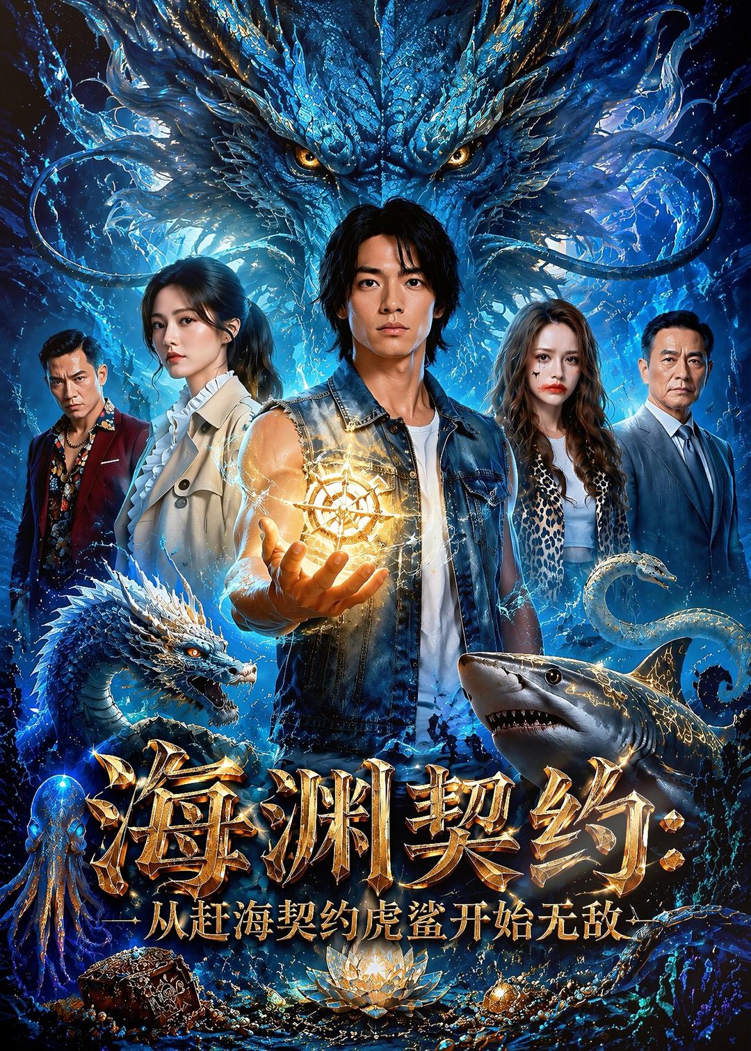 海渊契约：从赶海契约虎鲨开始无敌海报