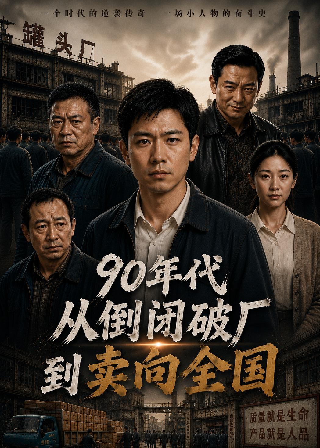 90年代从倒闭破厂到卖向全国海报