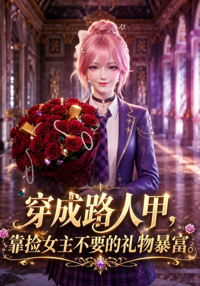 穿成路人甲，靠捡女主不要的礼物暴富海报