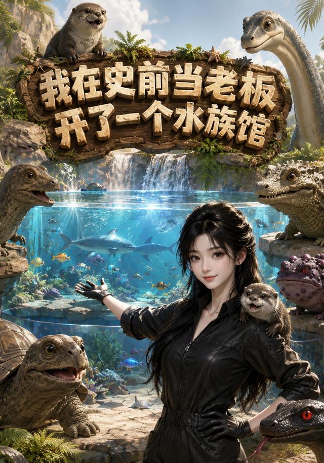我在史前当老板，开了一个水族馆海报