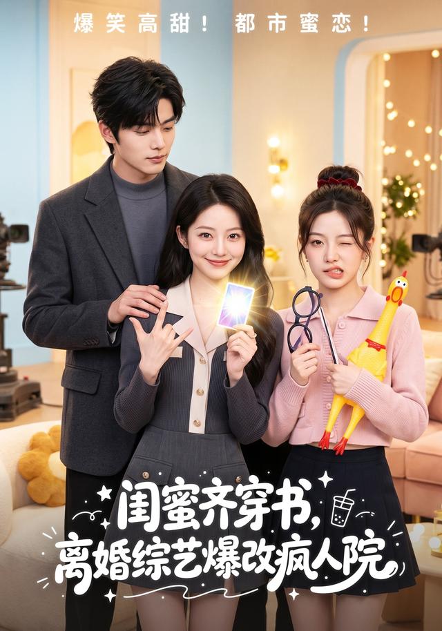 闺蜜齐穿书，离婚综艺爆改疯人院海报