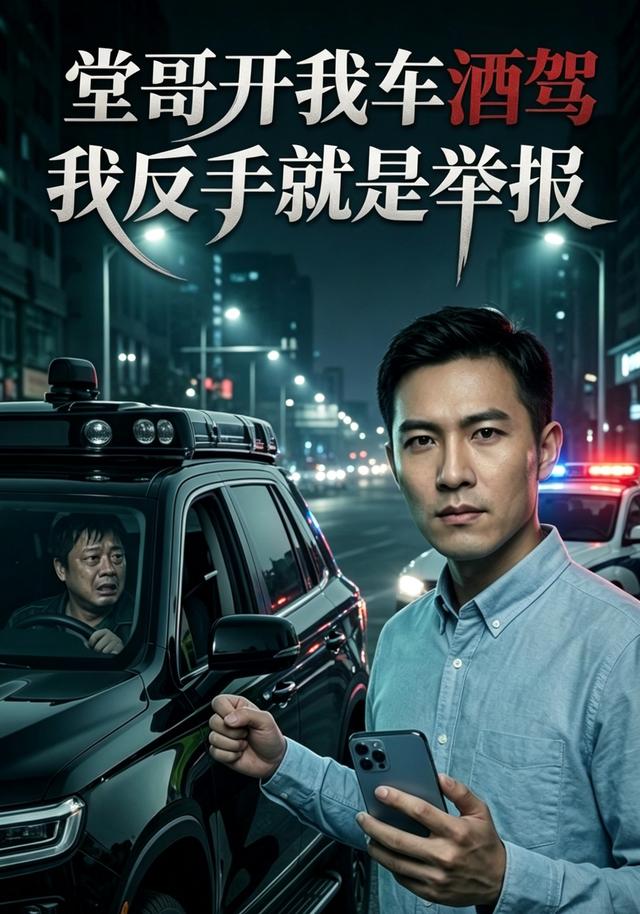 堂哥开我车酒驾：我反手就是举报海报