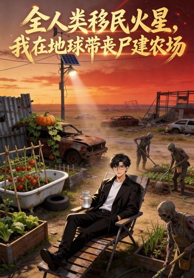 全人类移民火星，我在地球带丧尸建农场海报