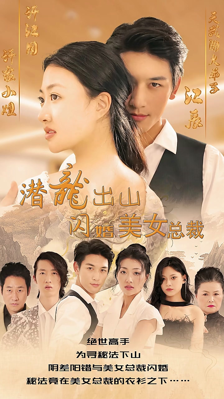 潜龙出山，闪婚美女总裁海报
